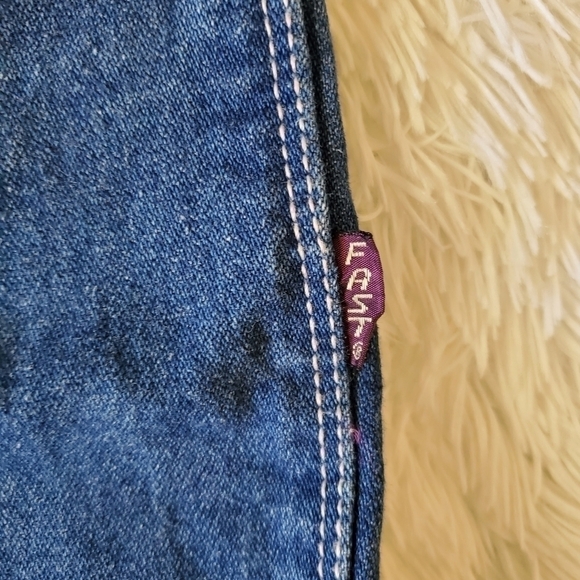 Vintage super high waist straight leg FAST jeans 4/6 - Picture 5 of 8